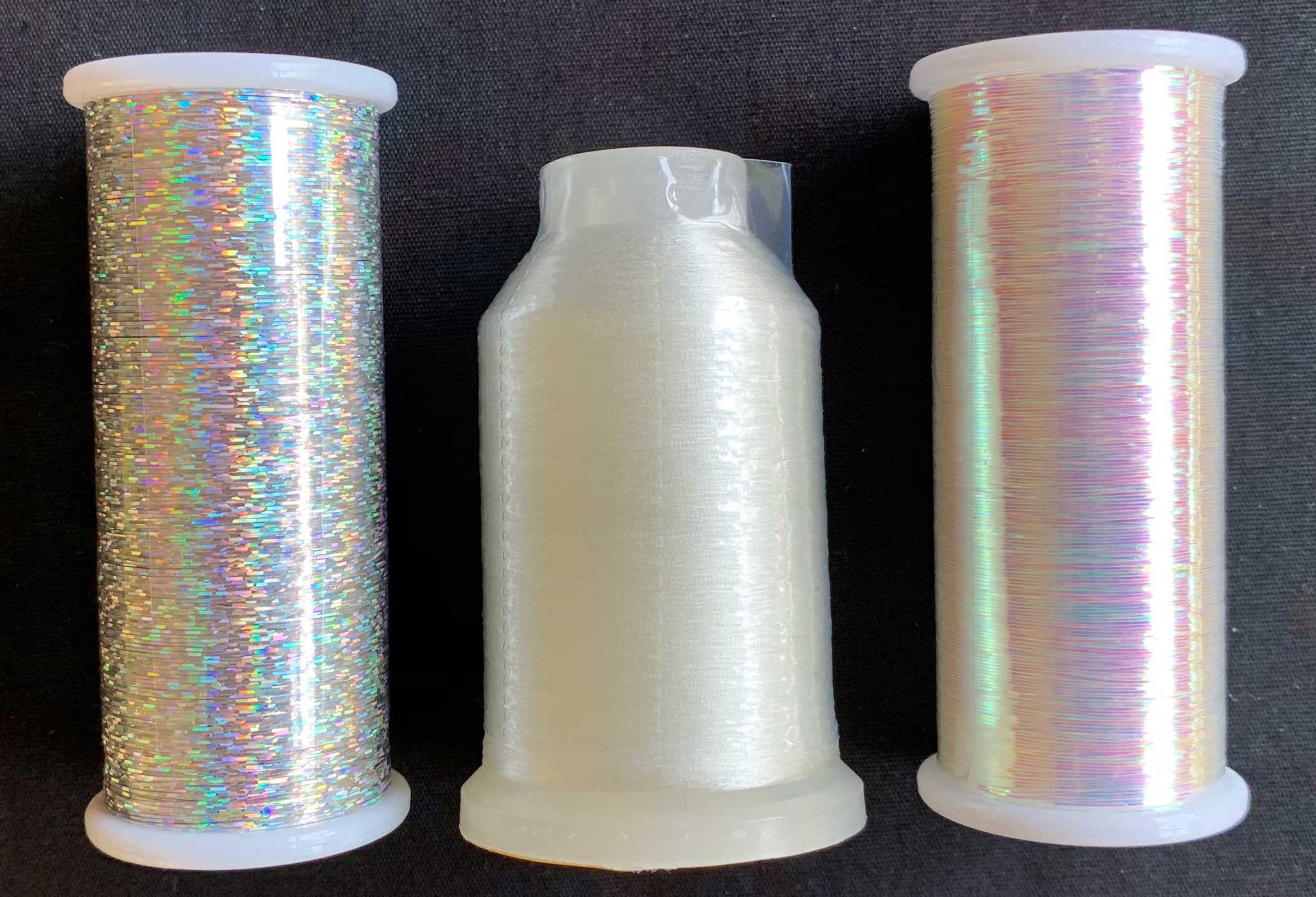Glitter Hologram Thread - #202 Silver Glitter Hologram Thread - #202 Silver